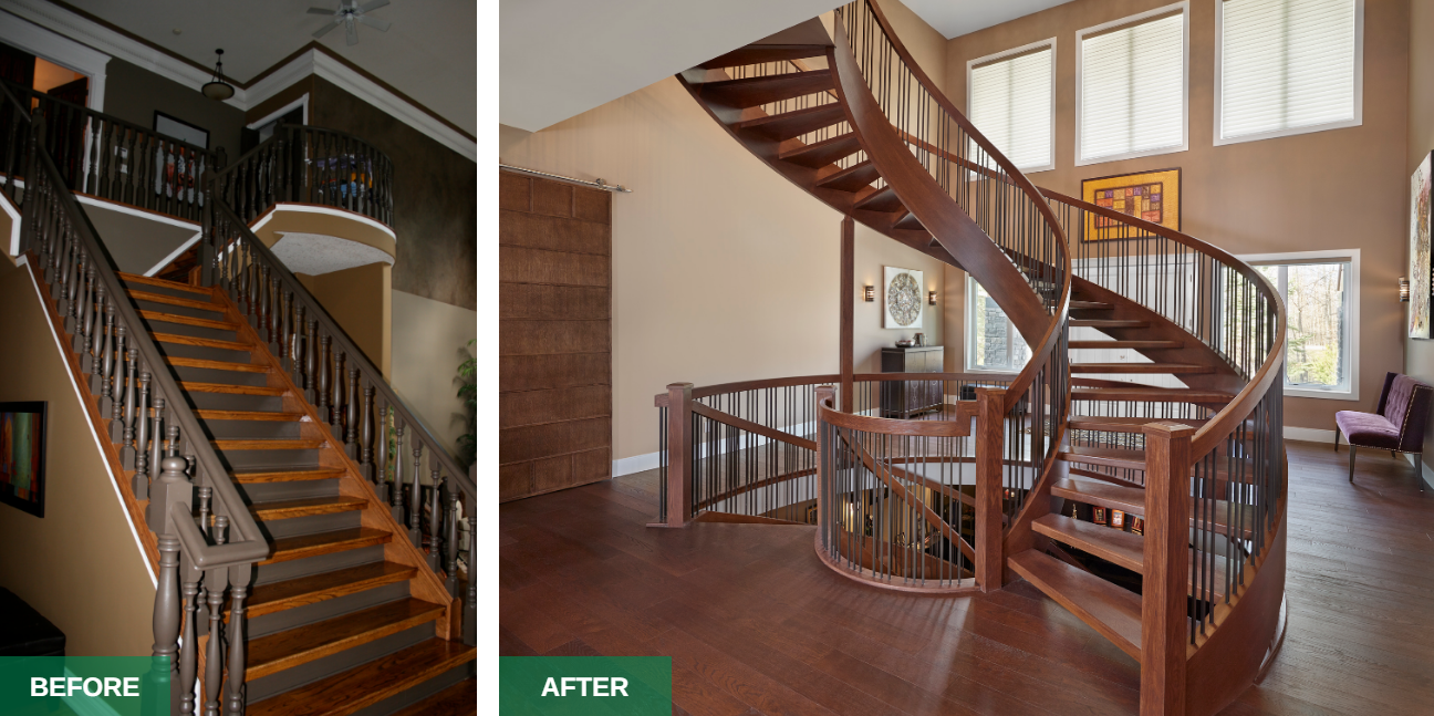 Alair Homes Beautiful feature staircase