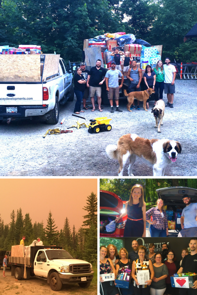 Lacey Developments Help with BC Wildfires