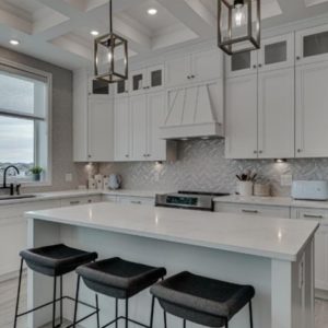 Kitchen in Net Zero Home by North Ridge Development Corporation