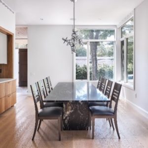 RND Construction dining space of their Net Zero Home