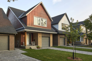 Exterior of home at “Farmside Green” Net Zero Ready development by RND Construction – Ottawa, ON