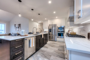 Kitchen in home at “Granwood Gate” Net Zero Community by WrightHaven Homes – Elora, ON